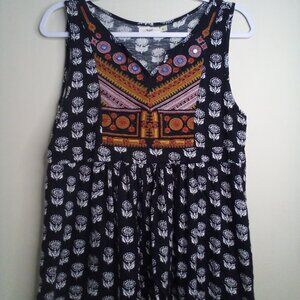 Hazel Blouse Women S Sleeveless Embroidery Festival Boho Pattern